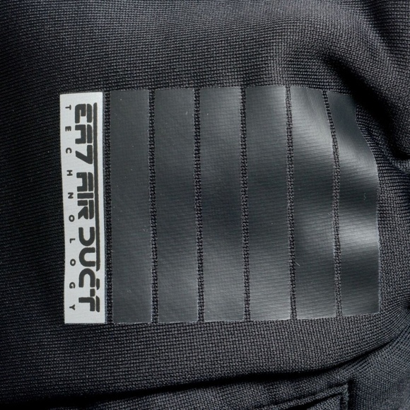 Emporio Armani EA7 Black Track Sweat Pants - Picture 5 of 7